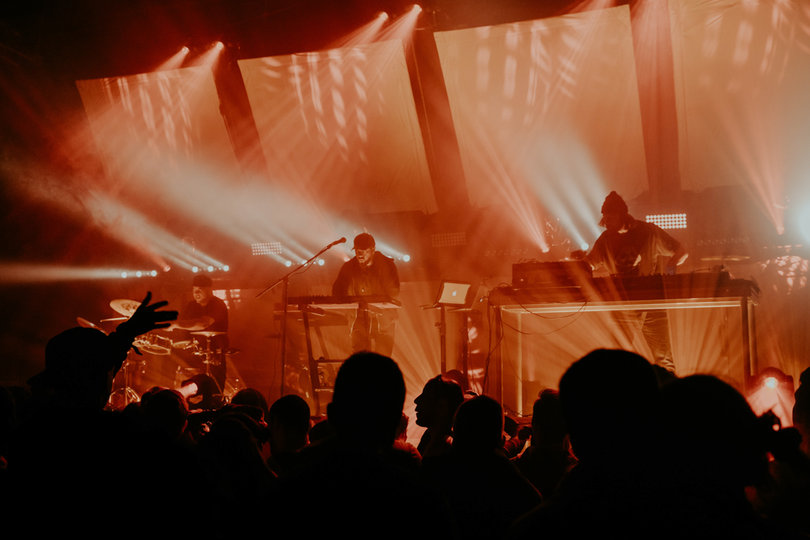 The group recently teased two songs off their new album, including "Glitter" featuring Ambré Perkins and "Flute Loop" featuring Ouici. 