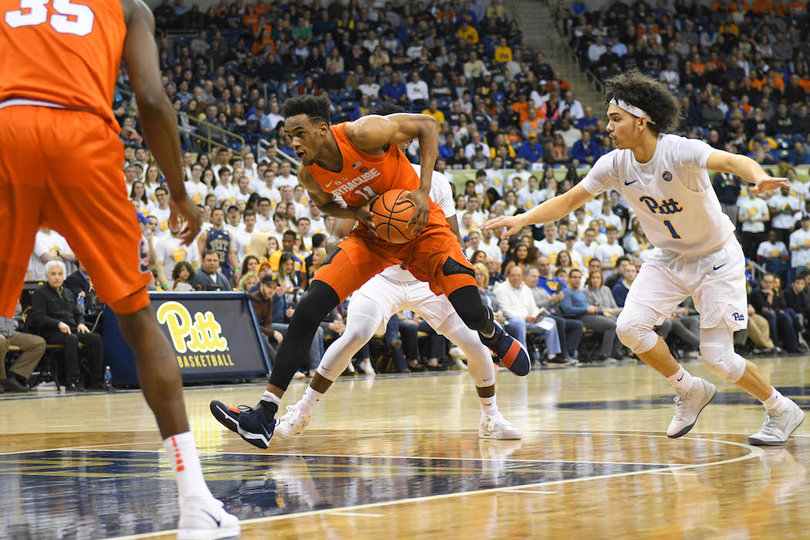 Oshae Brissett fired off 16 shots from the field, connecting on four of them. 