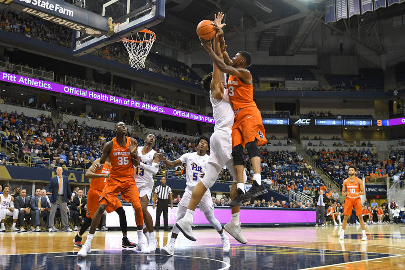Syracuse scored half of its total points in the paint. 