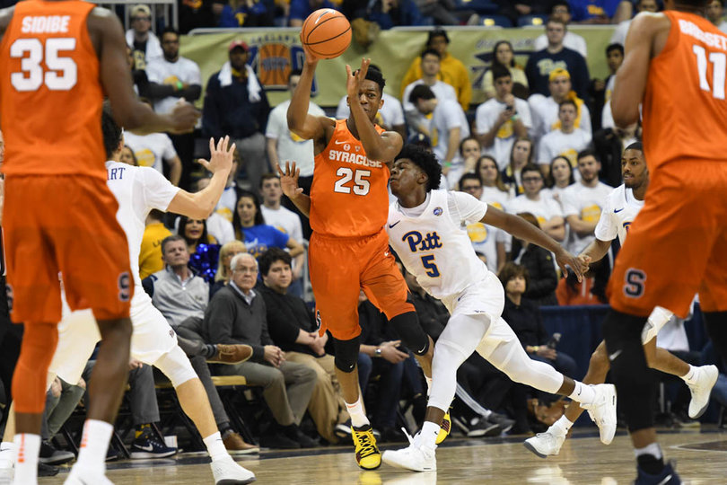 Saturday was a rare game where Tyus Battle didn't lead the Orange in scoring. 