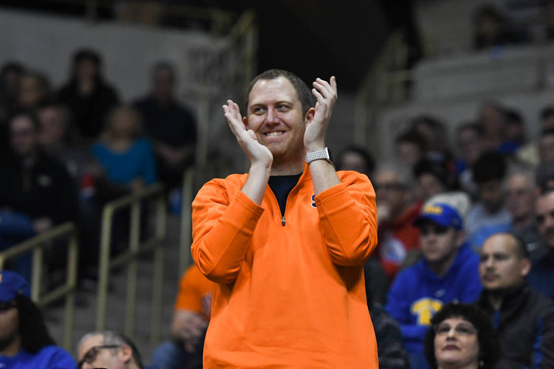 Some Syracuse fans made the over five hour drive to support the Orange in Pittsburgh. 