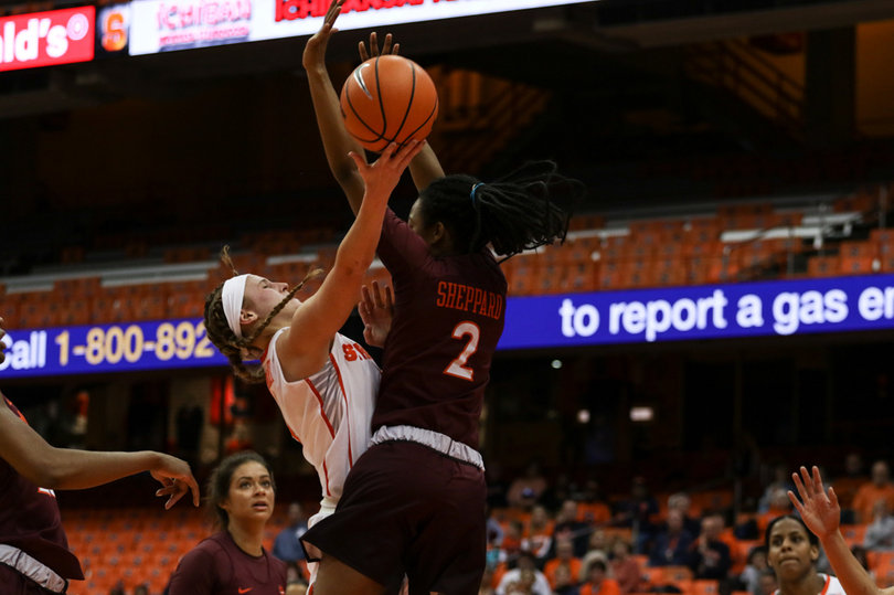 Virginia scored 36 of its points in the paint. 