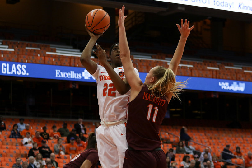 Syracuse was out rebounded by six in the loss. 
