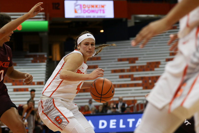 Tiana Mangakahia broke the single season record for assists in a season with 232. 