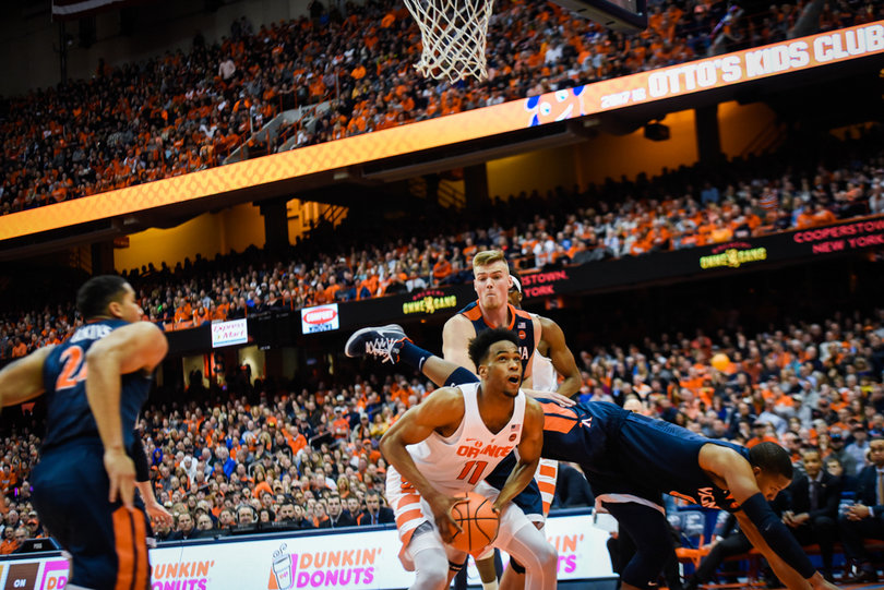 Oshae Brissett added nine points of his own, but didn't do it efficiently, shooting 3-of-11.