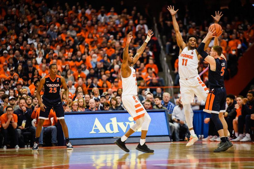 Virginia sliced through SU's 2-3 zone with ease.