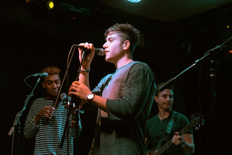 The group performed "Sugar," one of their singles that has yet to be released, on Thursday.