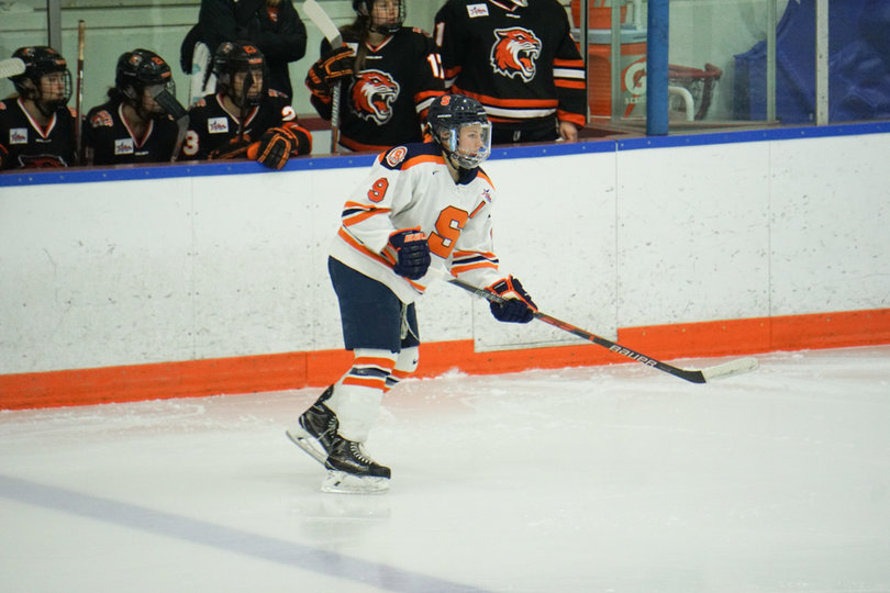 Junior defender Allie Munroe scored a goal and two assists Friday.