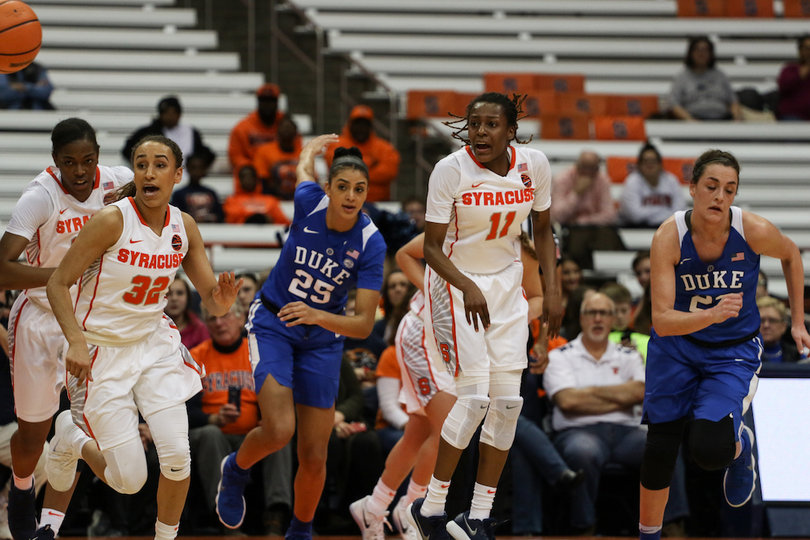 Syracuse only held the fourth-quarter lead for the last 57 seconds. 