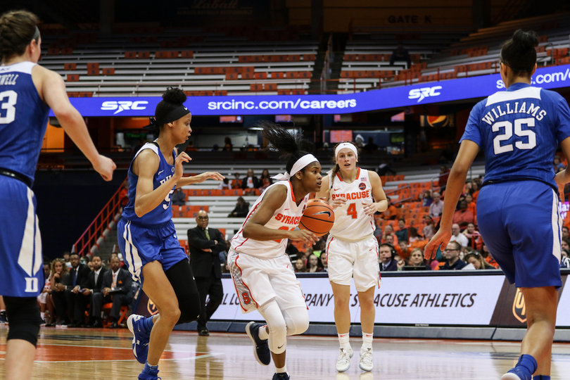 Young made a buzzer-beating layup to end the third quarter and tie the game at 52.