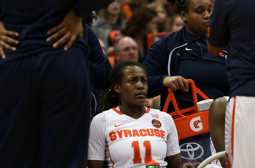 Gabrielle Cooper played 27 minutes of her own in the SU win.
