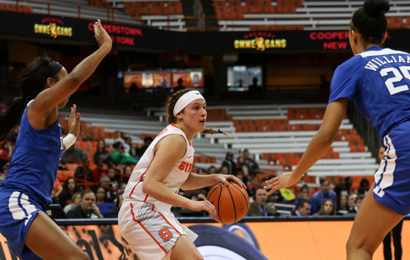 Mangakahia hit her first four 3s of the game, in the first half.