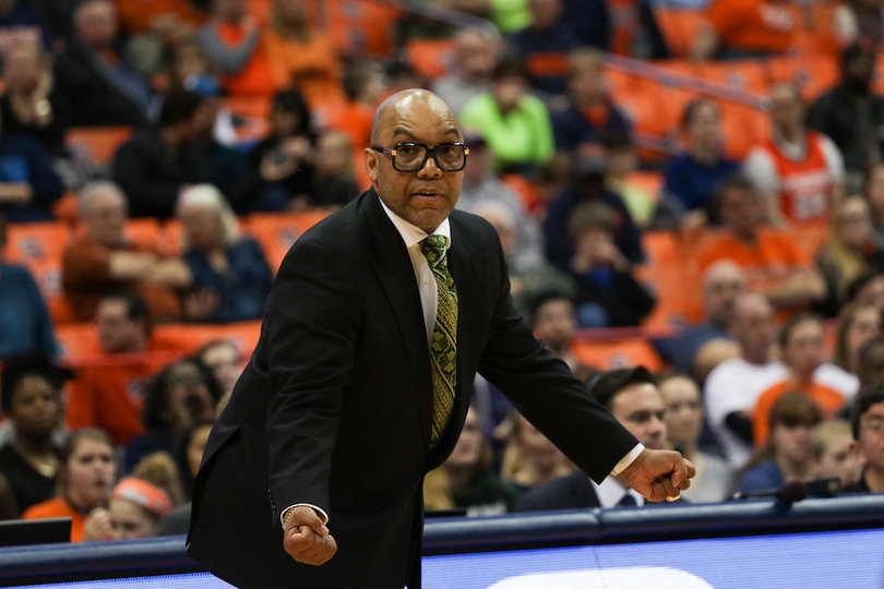 Postgame, SU head coach Quentin Hillsman said he drew a heart on his dry-erase board before the fourth quarter.