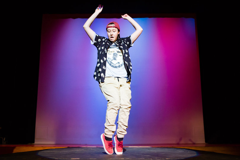 Otto Body, who performed the last act, surprised the crowd with his dance moves.