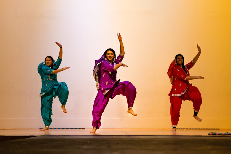 SU Bhangra, a traditional Punjabi folk dance team, also performed during the drag show.