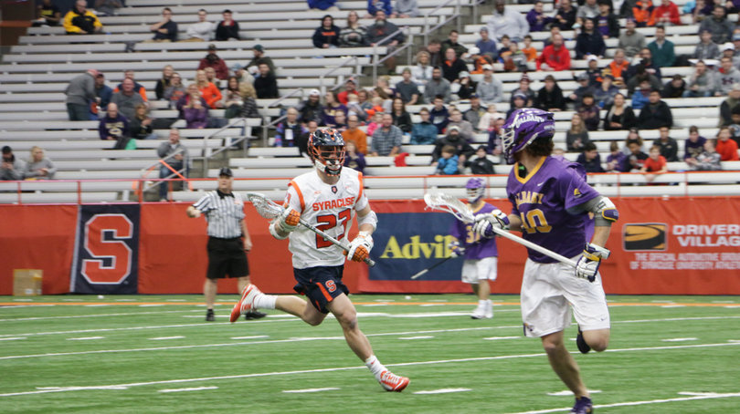 Syracuse scored just three goals for the first time in nearly three decades. 