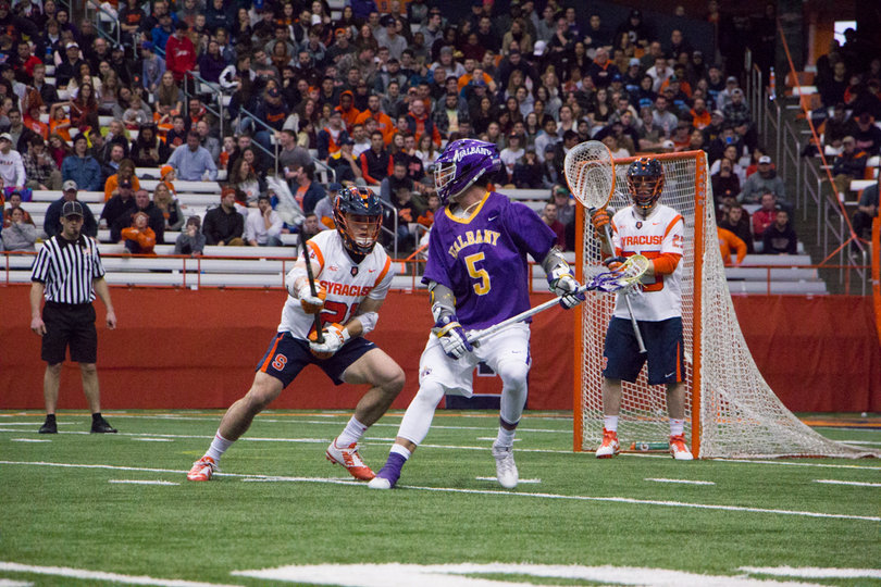 Albany outshot Syracuse 50-23. 