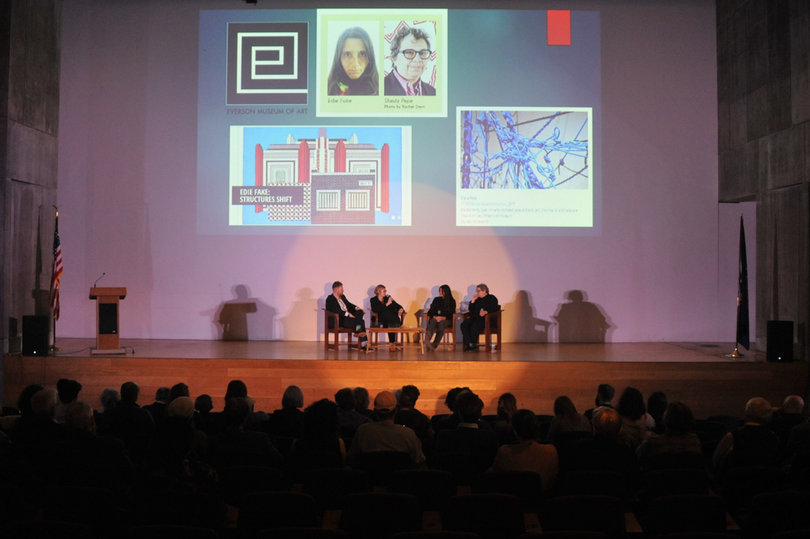 A panel was held at 6 p.m. where the two artists discussed the purpose of their work.
