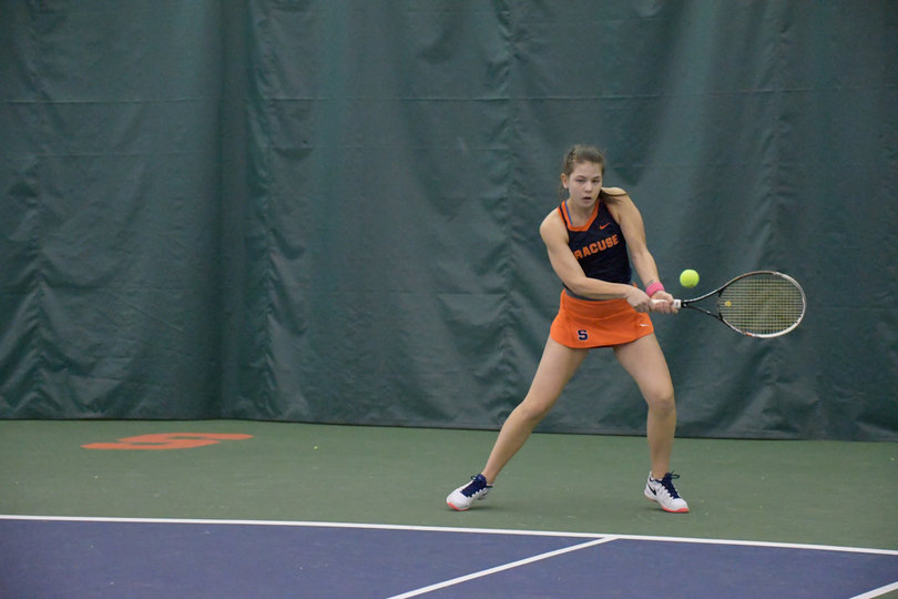Golubovskaya beat Yale's Valerie Shklover at second singles. 