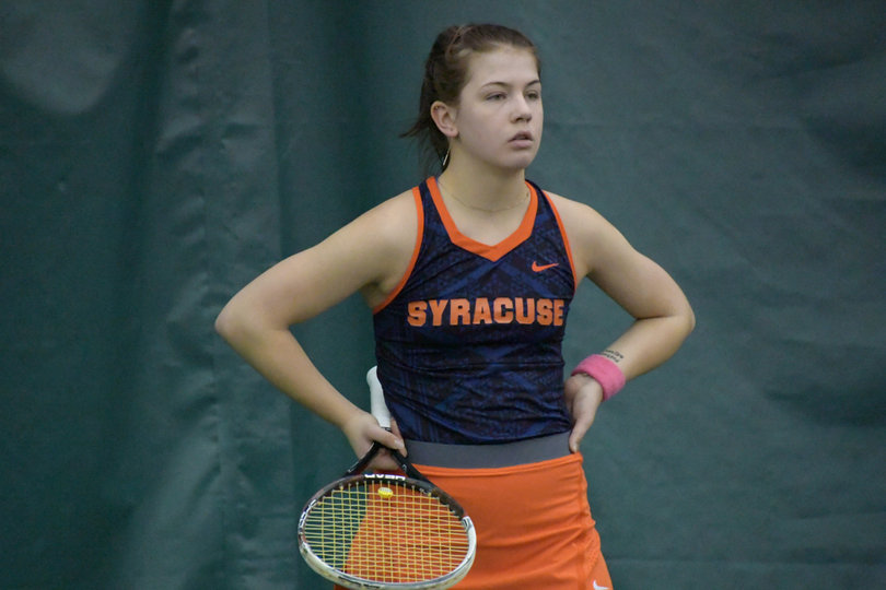 Golubovskaya won her second set of singles easier, 6-2. 
