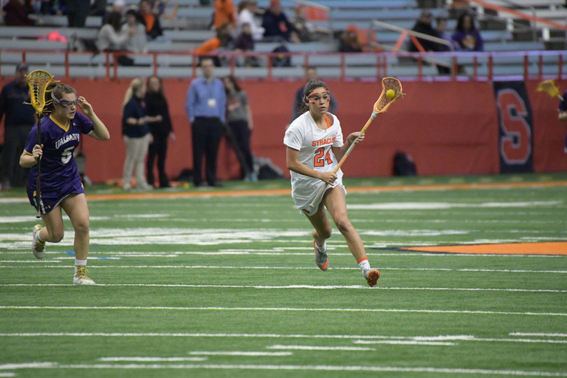 Emily Resnick contributed a goal and assist in the rout. 
