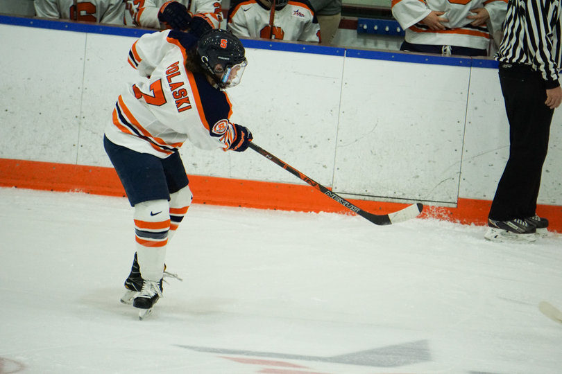 Emma Polaski registered one shot in the third period. 