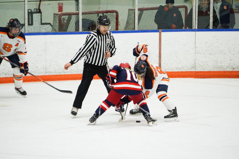 Robert Morris won the faceoff battle 28-53. 