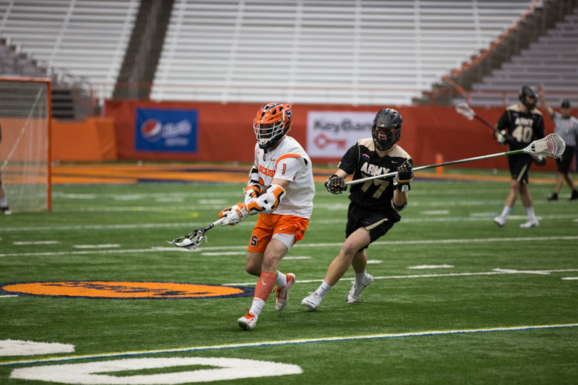 Sophomore Bradley Voigt scored a goal Saturday.