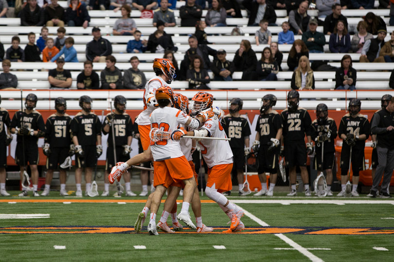 Syracuse started to make a comeback in the second half.