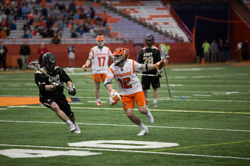 Trimboli works with his left hand, which teammates say is as good as his dominant right.