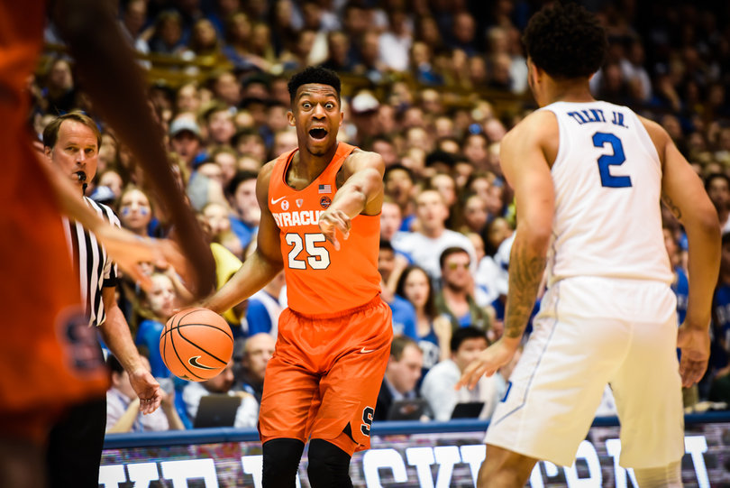 Tyus Battle led SU with 12 points, not doing enough to help the Orange pick up a big road win.