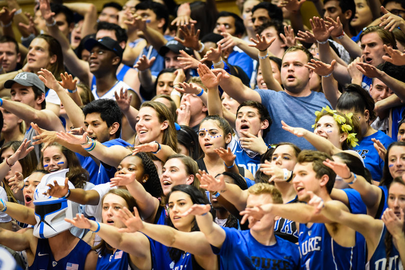 The Cameron Crazies were loud from start to finish, especially as Duke pulled away late.