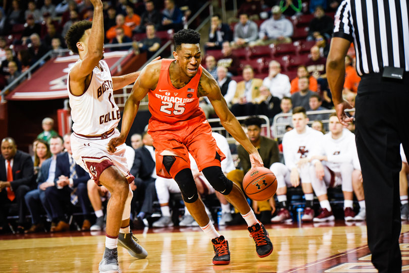 Tyus Battle led Syracuse with 29 points, notching 20 in the first half alone.
