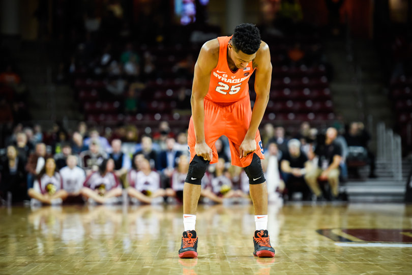 Battle, who played the whole game, couldn't lead Syracuse to a win.
