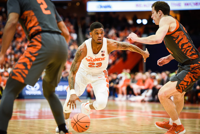 Junior point guard Frank Howard scored 11 points and had just one assist in the game, but he turned over the ball only once. 