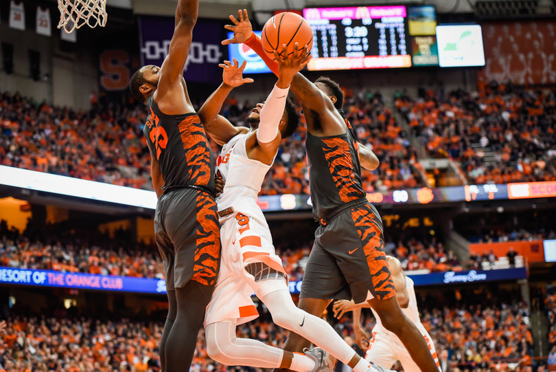 Brissett has been counted on to be the Orange's third scoring option all season, but he led SU for most of the game in the scoring department. 