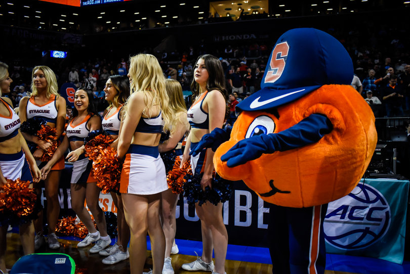 As much as Wednesday night was a neutral-site game, Syracuse often benefits from a bevy of SU alumni in the New York City Metropolitan area. Many of them turn out to the games, as was the case Wednesday. 