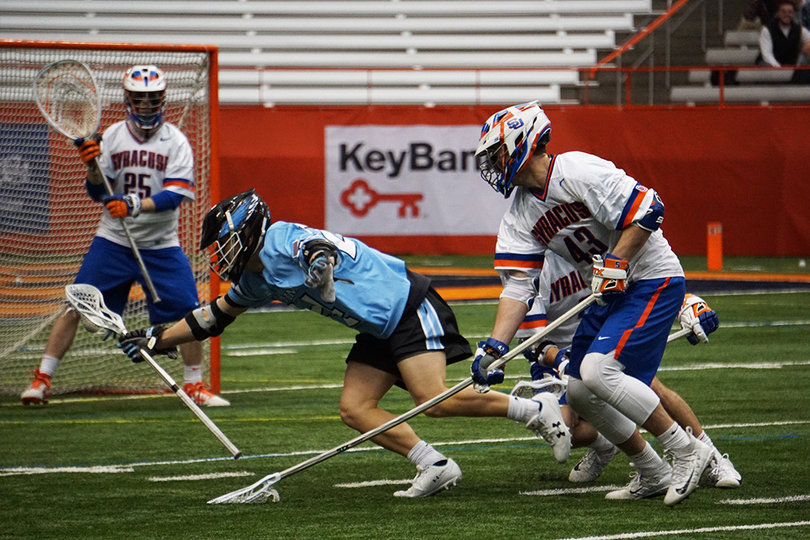 Johns Hopkins forced 12 turnovers, the second-most it has ever forced in a game.