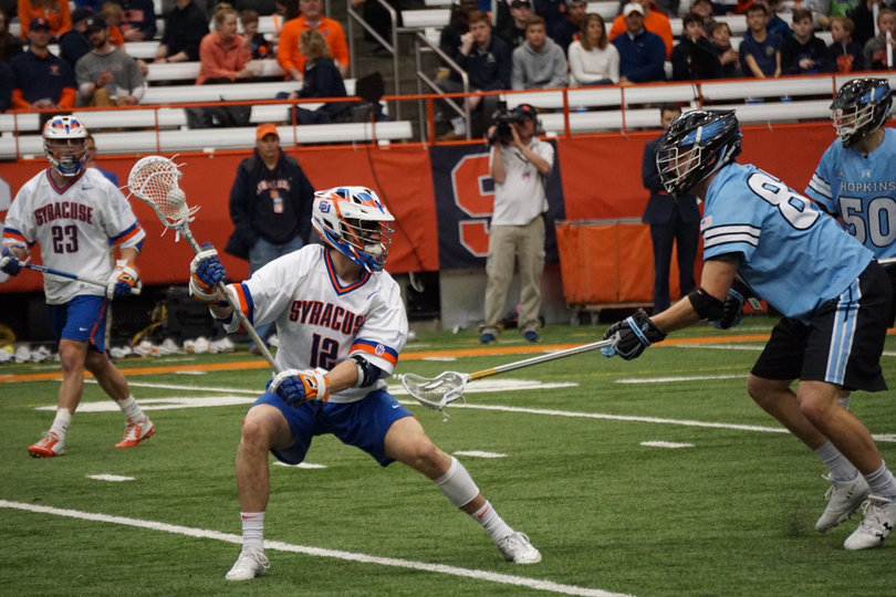 Trimboli led Syracuse with seven shots as part of his hat-trick performance.