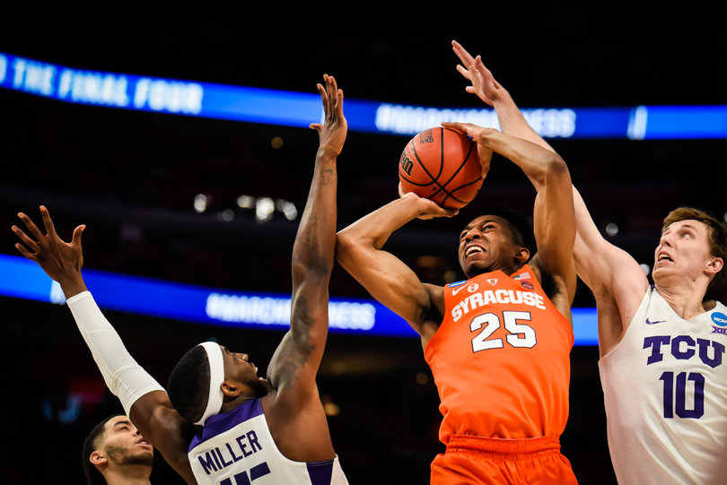 Battle will look to bounce back from his low-scoring night when the Orange takes on No. 3 seed Michigan State on Sunday. 