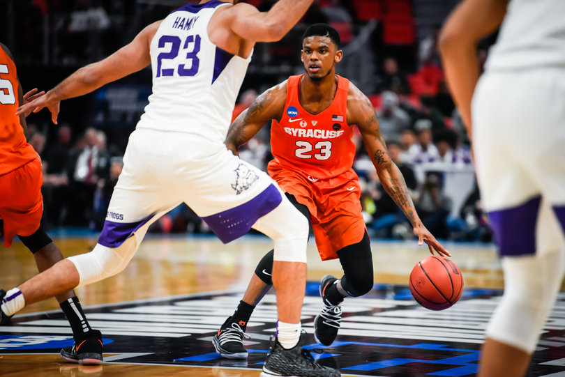Howard committed two turnovers and the Orange gave away the ball just seven times overall to TCU's 13 cough-ups. 