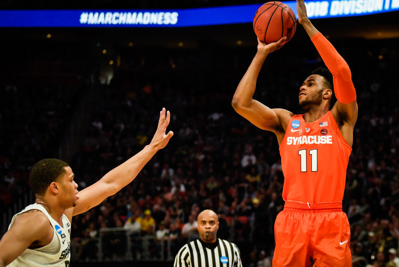 With just over a minute left, Brissett grabbed a defensive rebound to set up a Battle step-back jumper that pushed SU’s lead to three. Brissett also had nine rebounds and played the whole game. He scored 15 points.
