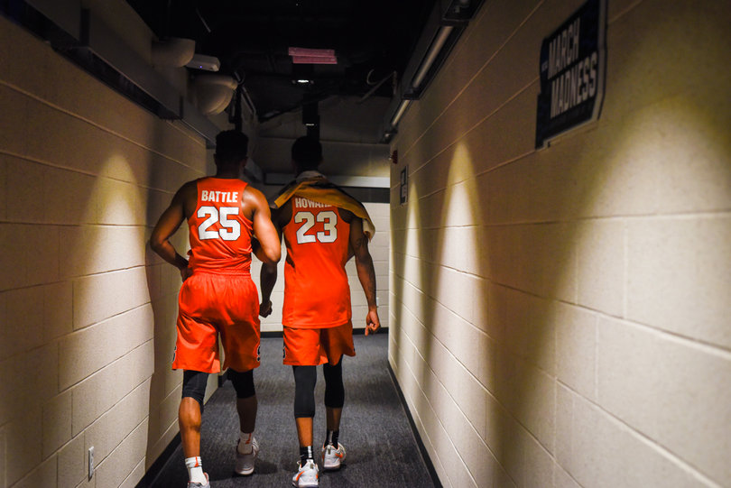 Battle and Howard are never far removed from each other on or off the court as the leading duo for the Orange.