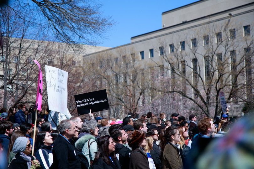 Some reported estimates had the crowd totaling about 800,000 people in Washington, D.C. on Saturday.