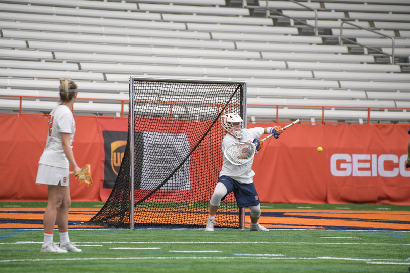 Syracuse saved just nine shots as a team while allowing 17 goals.
