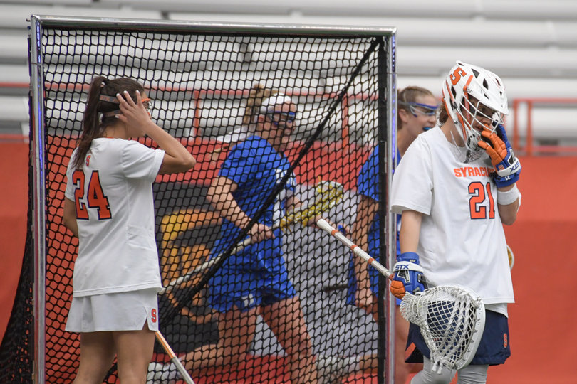 Asa Goldstock made eight saves and allowed 14 goals.