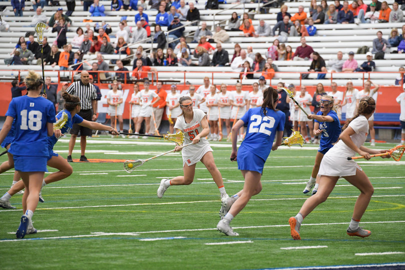 Emily Hawryschuk added two goals of her own for the Orange.