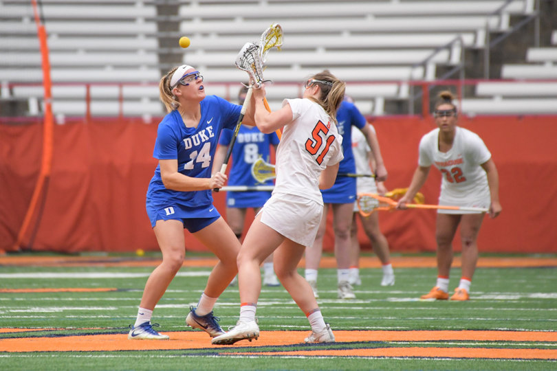 Duke controlled 20 draws in the game to Syracuse's nine.