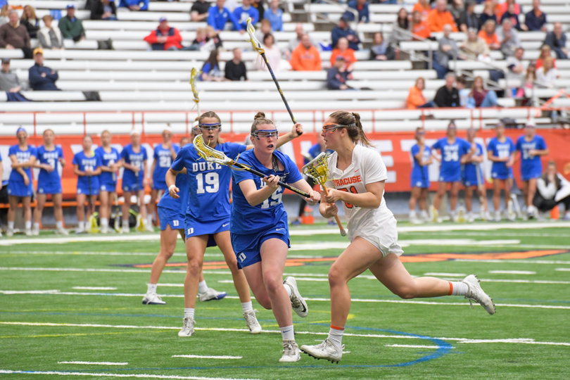 Duke held the Orange to just four goals in the second half to pull away and win.