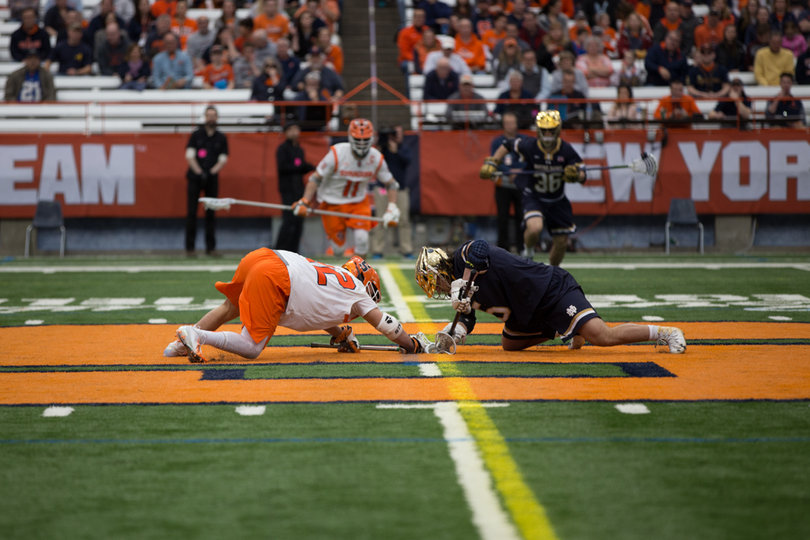 Syracuse and Notre Dame faced off at 5 p.m.